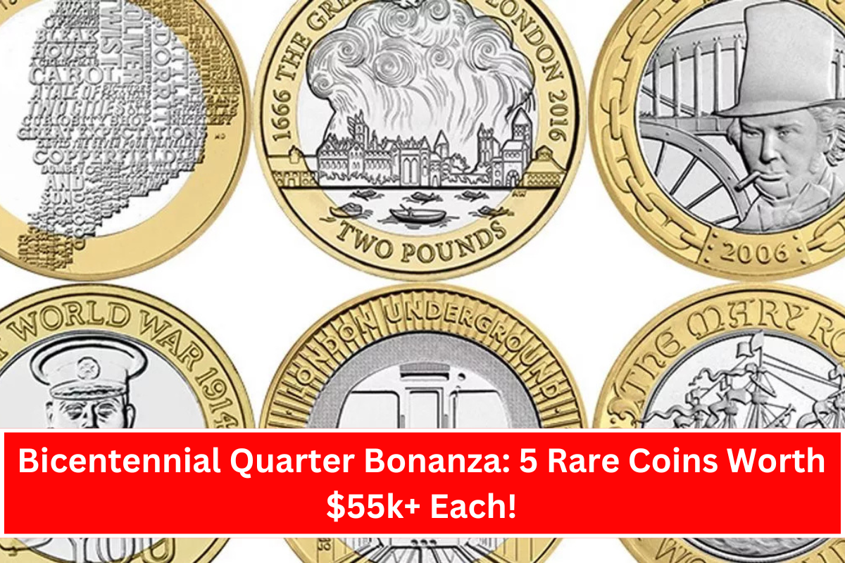 Bicentennial Quarter Bonanza: 5 Rare Coins Worth $55k+ Each!