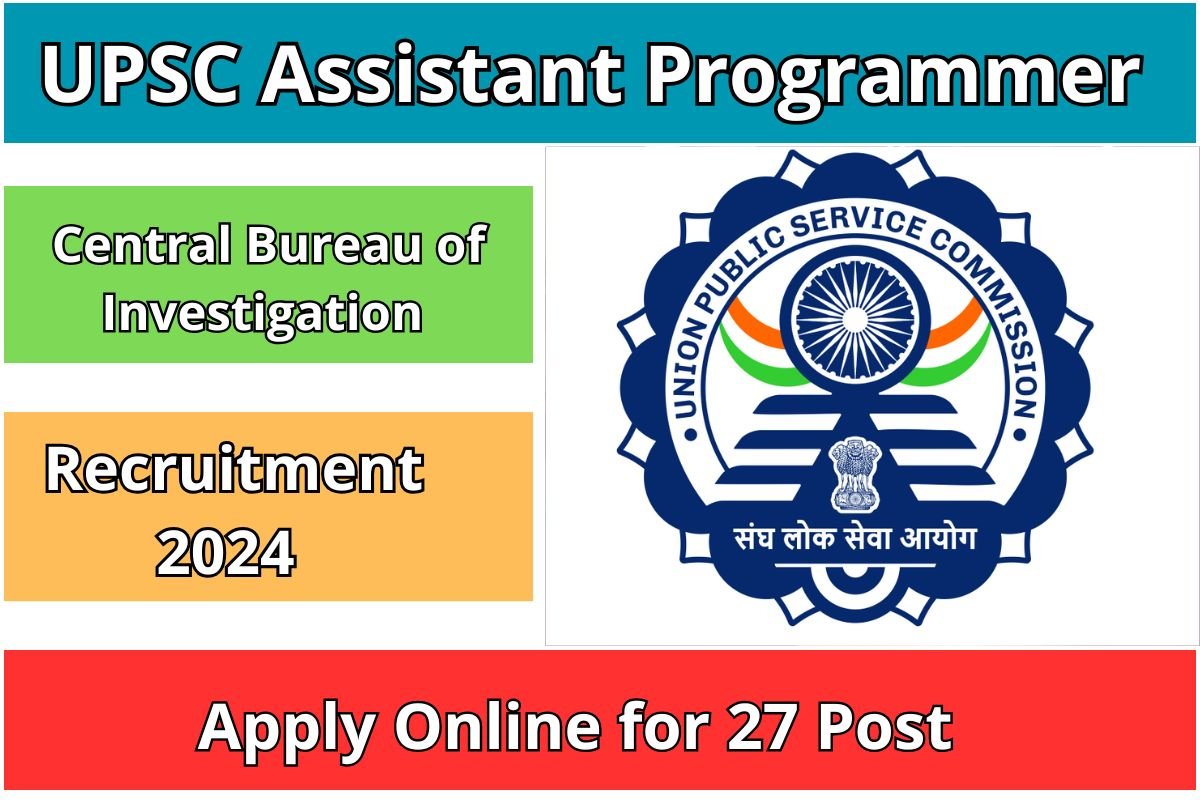 UPSC Assistant Programmer in CBI